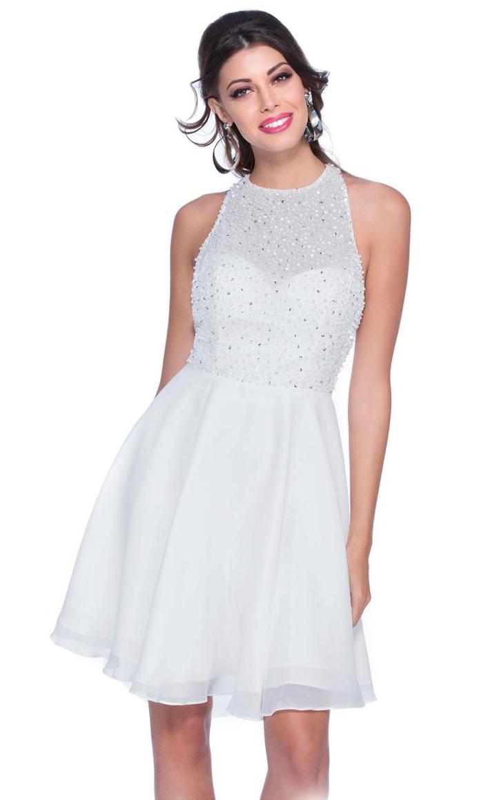 Shail K - Embellished Cocktail Dress 4020