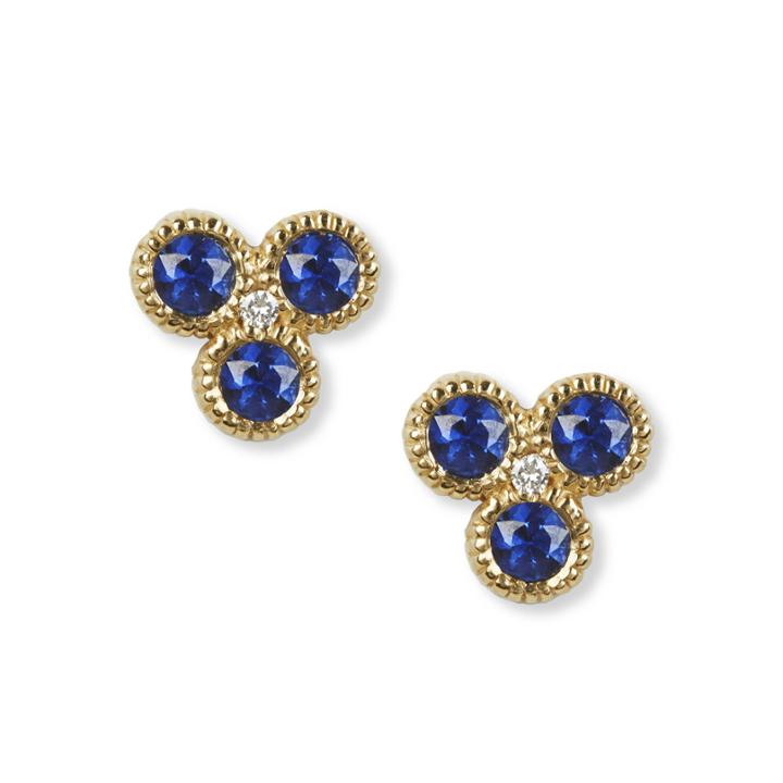 Elizabeth Buenaventura - Nirvana Sapphire Studs