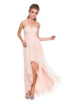 Nox Anabel - 2699 Strapless Ruched High Low Dress