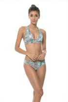 2017 Malai Swimwear - Geometry Palm Ruched Bottom B00248