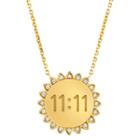 Logan Hollowell - New! Large 11:11 Sunshine Necklace With Diamonds