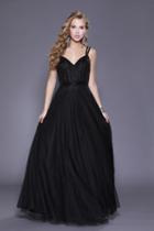 Shail K - 12125 Embellished Sweetheart A-line Dress