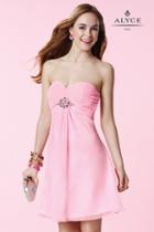 Alyce Paris Homecoming - 3676 Dress In Cotton Candy