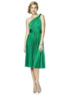Dessy Collection - Mj-twist1 Dress In Pantone Emerald