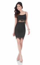 Terani Couture - Whimsical Lace Trimmed Illusion Dress 1621h1034
