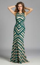 Lara Dresses - 32631 In Teal/nude