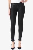 Hudson Jeans - W407ten Skinny Jeans In Noir Coated