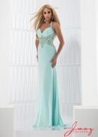 Jasz Couture - 5809 Dress In Aqua