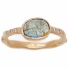 Vanessa Lianne - Kate Ring With Oval Sapphire