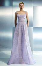 Beside Couture - Ch1652 Timeless Square Neck Evening Gown