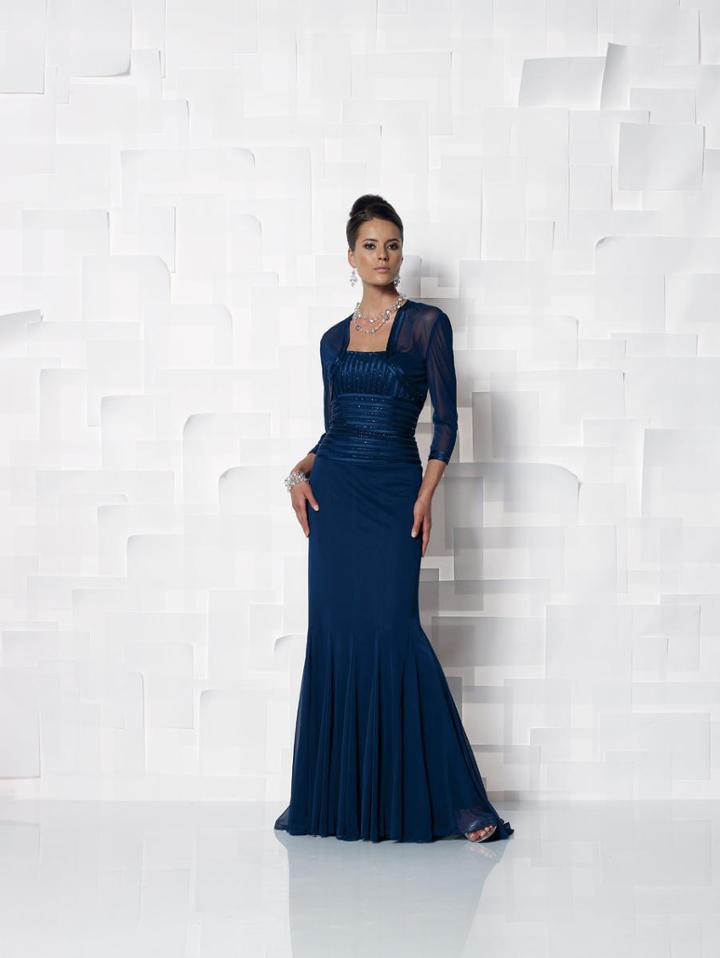 Cameron Blake By Mon Cheri - 112658 Two Piece Dress In Indigo