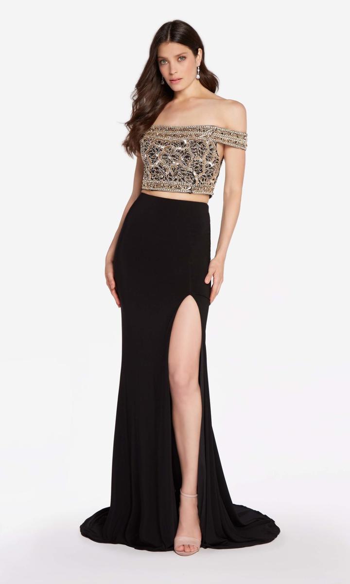 Alyce Paris - 60192 Metallic Embroidered Two Piece Dress