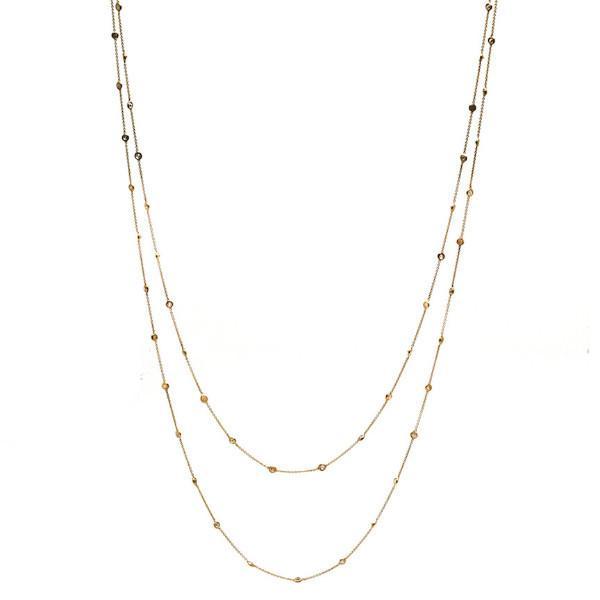 Tresor Collection - Diamond By The Yard Necklace In 18k Rose Gold