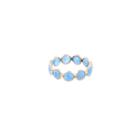 Tresor Collection - Aquamarine Smooth Rd.ring In 18k Yg
