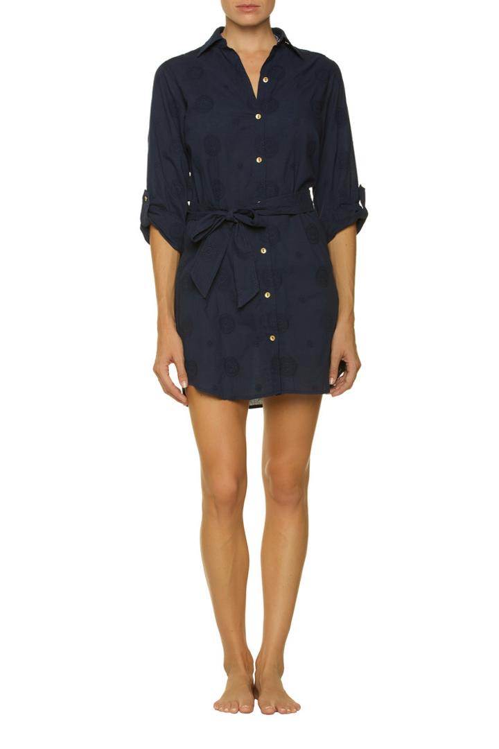 Helen Jon - Shirt Dress-navy