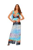 Del Mar Swimwear - Ella Jumpsuit In Blue