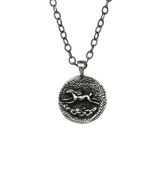 Femme Metale Jewelry - Wild Hare Button Charm Necklace