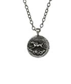 Femme Metale Jewelry - Wild Hare Button Charm Necklace