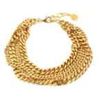 Ben-amun - Four Row Gold Chain Necklace