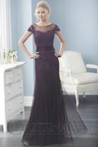 Christina Wu Elegance - 20233 Lace Illusion Bateau Tulle Trumpet Dress