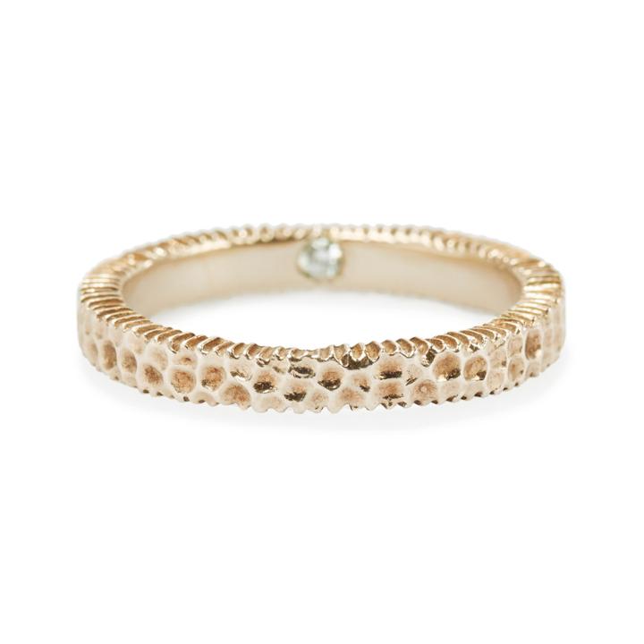 Elizabeth Buenaventura - Hammered Harmony Ring
