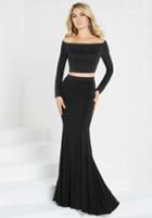 Tiffany Homecoming - 16311 Two Piece Long Sleeve Jersey Dress