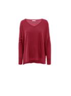 Minnie Rose - Cashmere Long Sleeve Boyfriend Sweater - 732