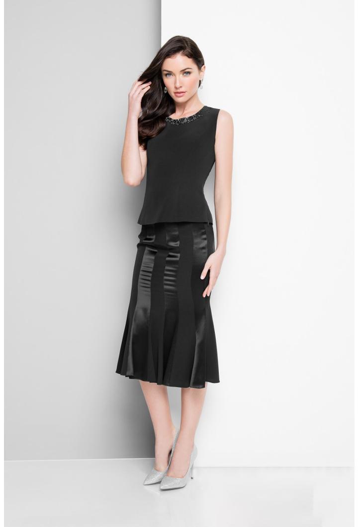 Terani Couture - Sleek Dress With Ornate Jacket 1525s0967b