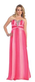 May Queen - Gorgeous Dual Toned A-line Long Dress Mq1063