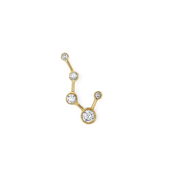 Logan Hollowell - Single Diamond Big Dipper Earring