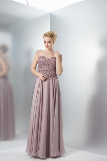 Marsoni By Colors - M109 Embellished A Line Long Gown