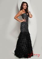 Jasz Couture - 4872 Dress In Black