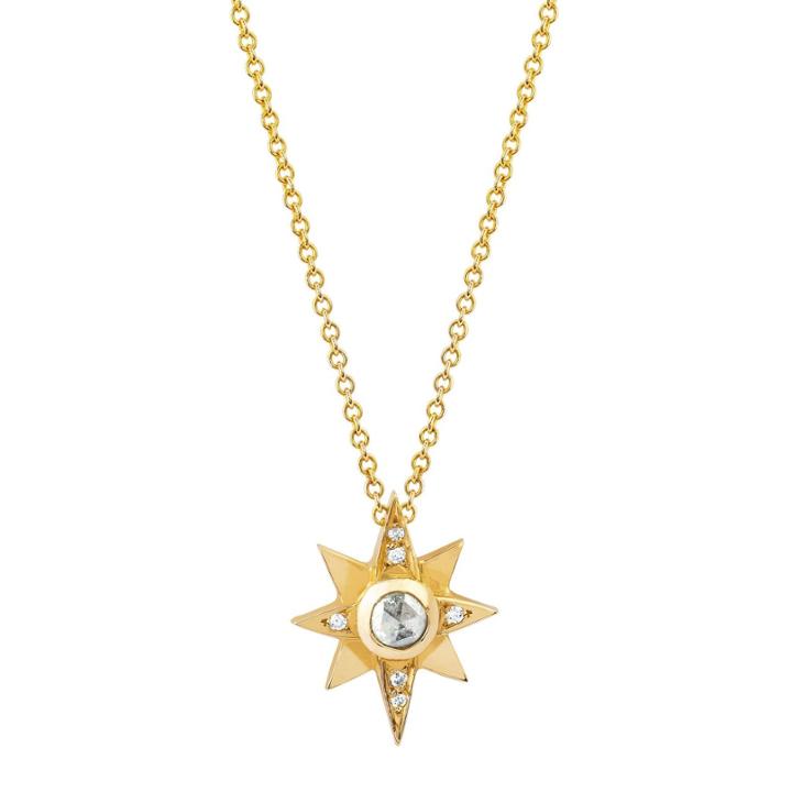 Logan Hollowell - Rose Cut North Star Necklace