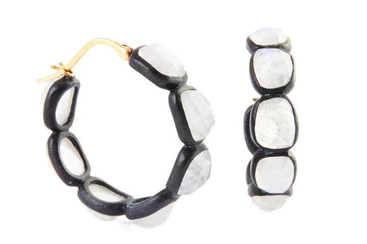 Nina Nguyen Jewelry - Legacy Gold & Oxidized Hoops