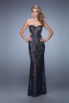 La Femme - 20999 Glittering Sweetheart Sheath Dress