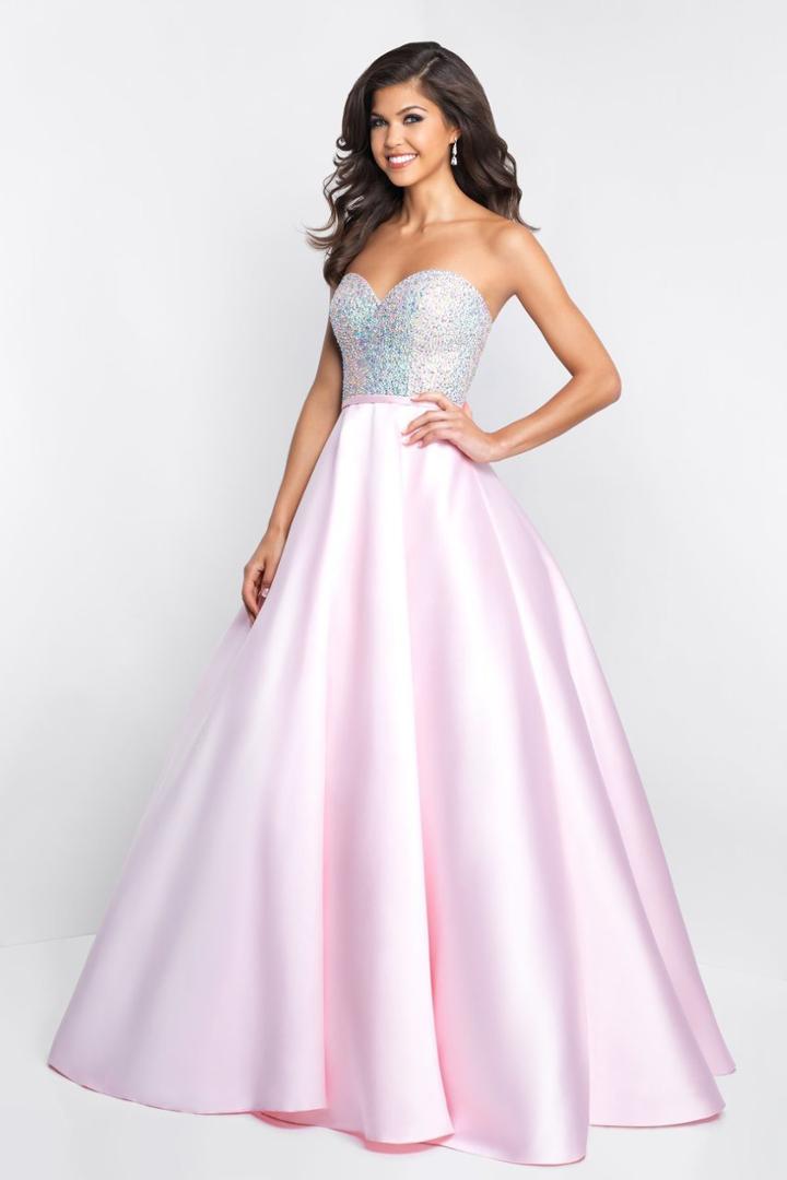 Blush - C1073 Crystal Beaded Sweetheart Ballgown