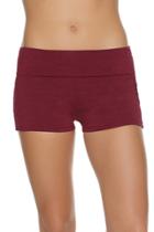 Helen Jon - Fold-over Short-syrah