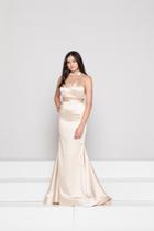 Glow By Colors - G770 Two Piece High Halter Mermaid Gown