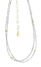 Nina Nguyen Jewelry - Labradorite Harmony Long Vermeil Necklette