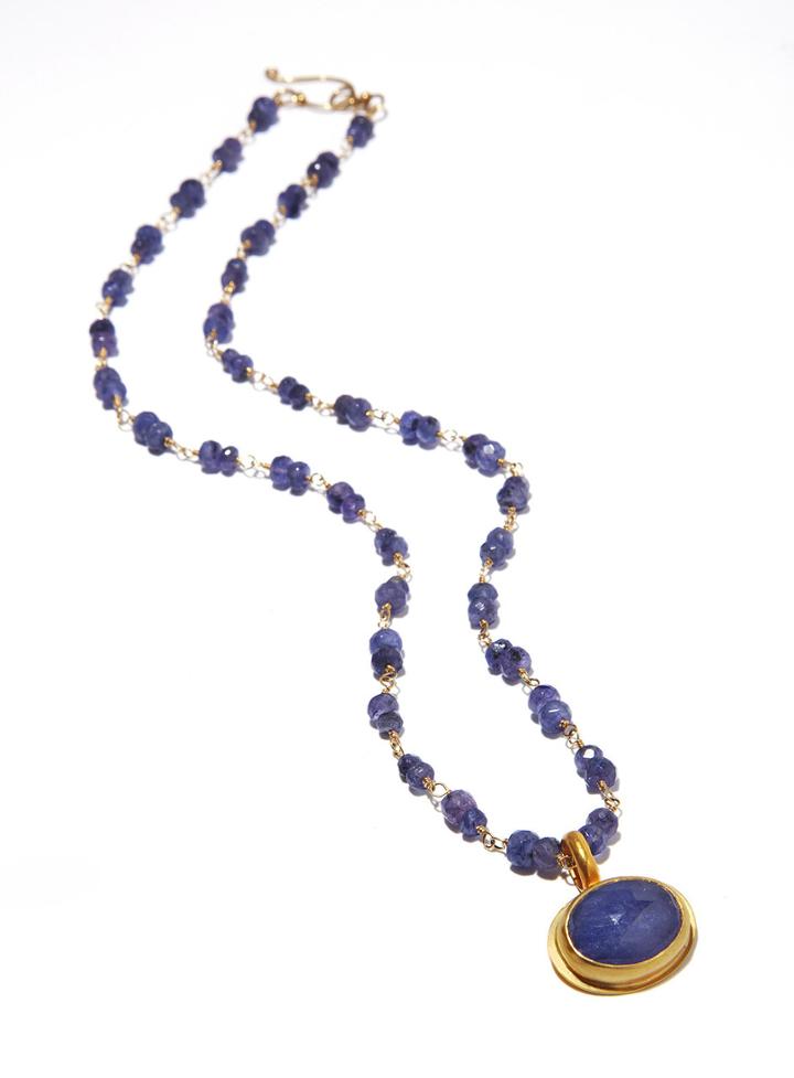Lori Kaplan Jewelry - Tanzanite Pendant Necklace