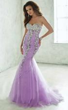 Tiffany Designs - 46026 Strapless Bejeweled Mermaid Gown