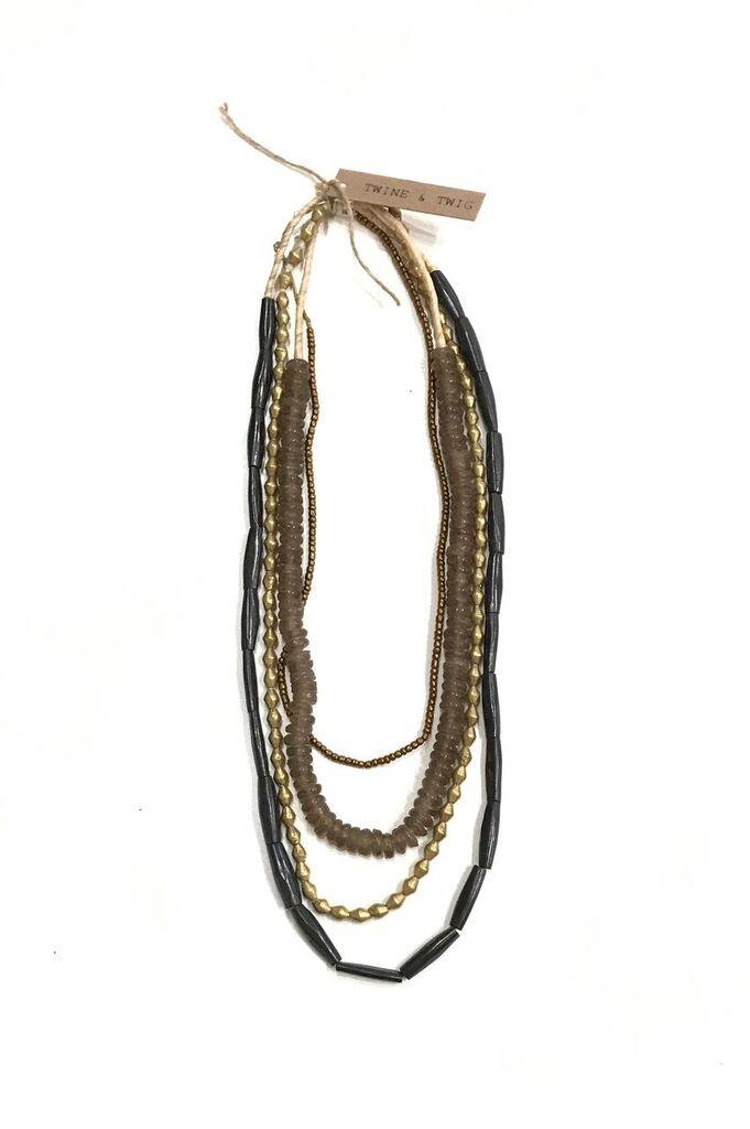 Twine & Twig - Redwood Layer Necklace Set