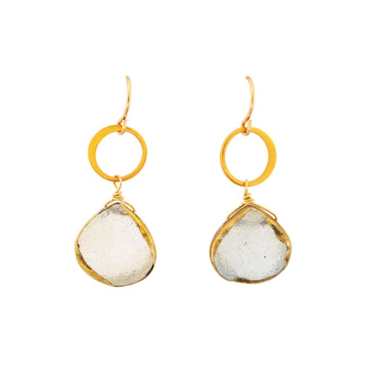 Mabel Chong - Blue Moon Druzy Earrings
