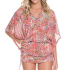 Luli Fama - Cabana V-neck Dress In Multicolor (l524976)