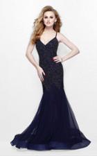 Primavera Couture - Long Sequined Fitted Trumpet Gown 1840