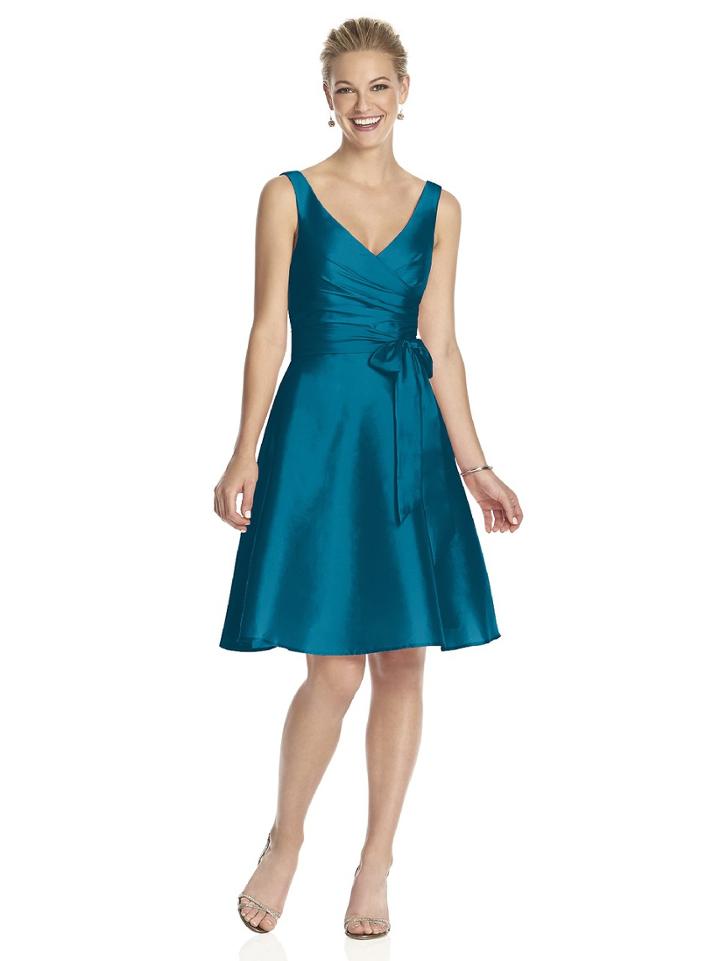 Alfred Sung - D624 Bridesmaid Dress In Caspian