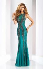 Clarisse - 4831 Illusion Jewel Beaded Gown