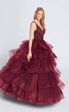 Ellie Wilde - Ew21726 Beaded V-neck Ballgown