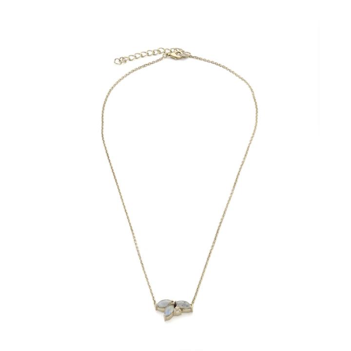 Margaret Elizabeth - Avila Drop Necklace Labradorite & White Topaz