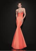 Tarik Ediz - Sculpted Seamed Gown 92488